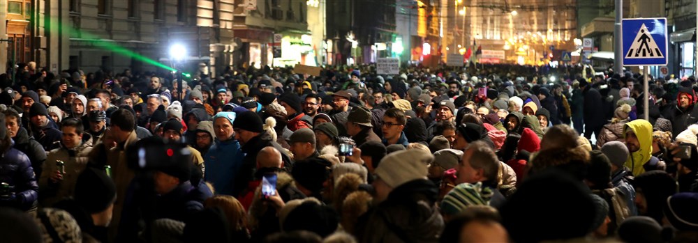 Pre četiri godine u ovo vreme hiljade ljudi bilo na ulicama Beograda: Podsetnik kroz fotografije iz januara 2019. 2