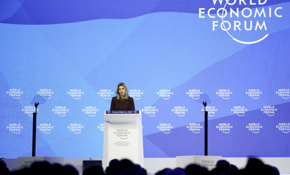 Prva dama Ukrajine poziva svetske vođe u Davosu da upotrebe svoj uticaj 1