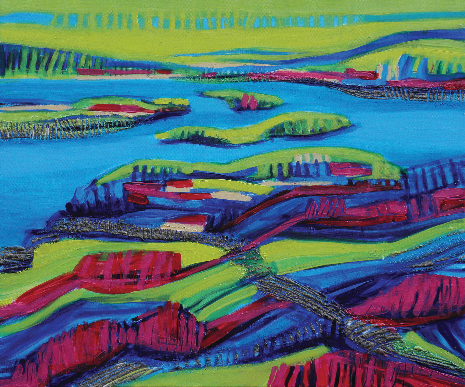 Pejzaž kao likovna misao: Izložba „Predeli nade i destrukcije“ autorke Anamarije Vartabedijan 2 Pejzaž kao likovna misao: Izložba „Predeli nade i destrukcije“ autorke Anamarije Vartabedijan 2