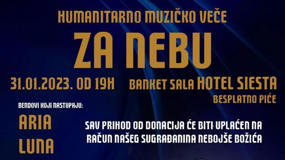 Humanitarno muzičko veče za lečenje Užičanina 1