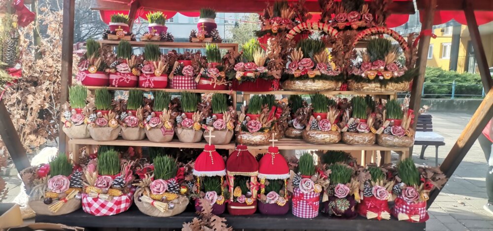 Bosa Popović iz Majura kod Šapca već čitavu deceniju prodaje badnjake: Ove godine ponuda je baš bogata, ali nema ko da pazari 3