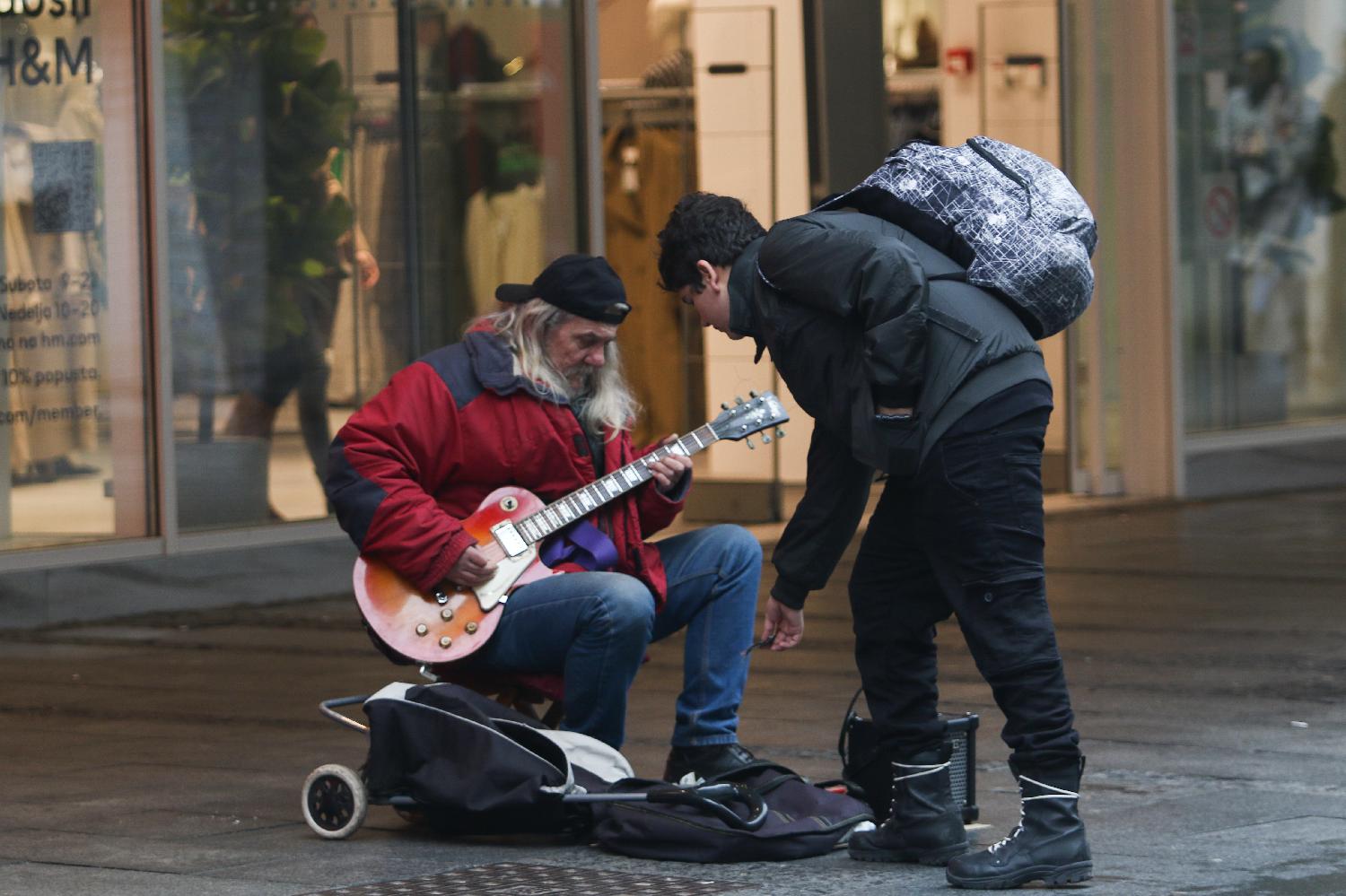 Ulični svirač, Beograd
