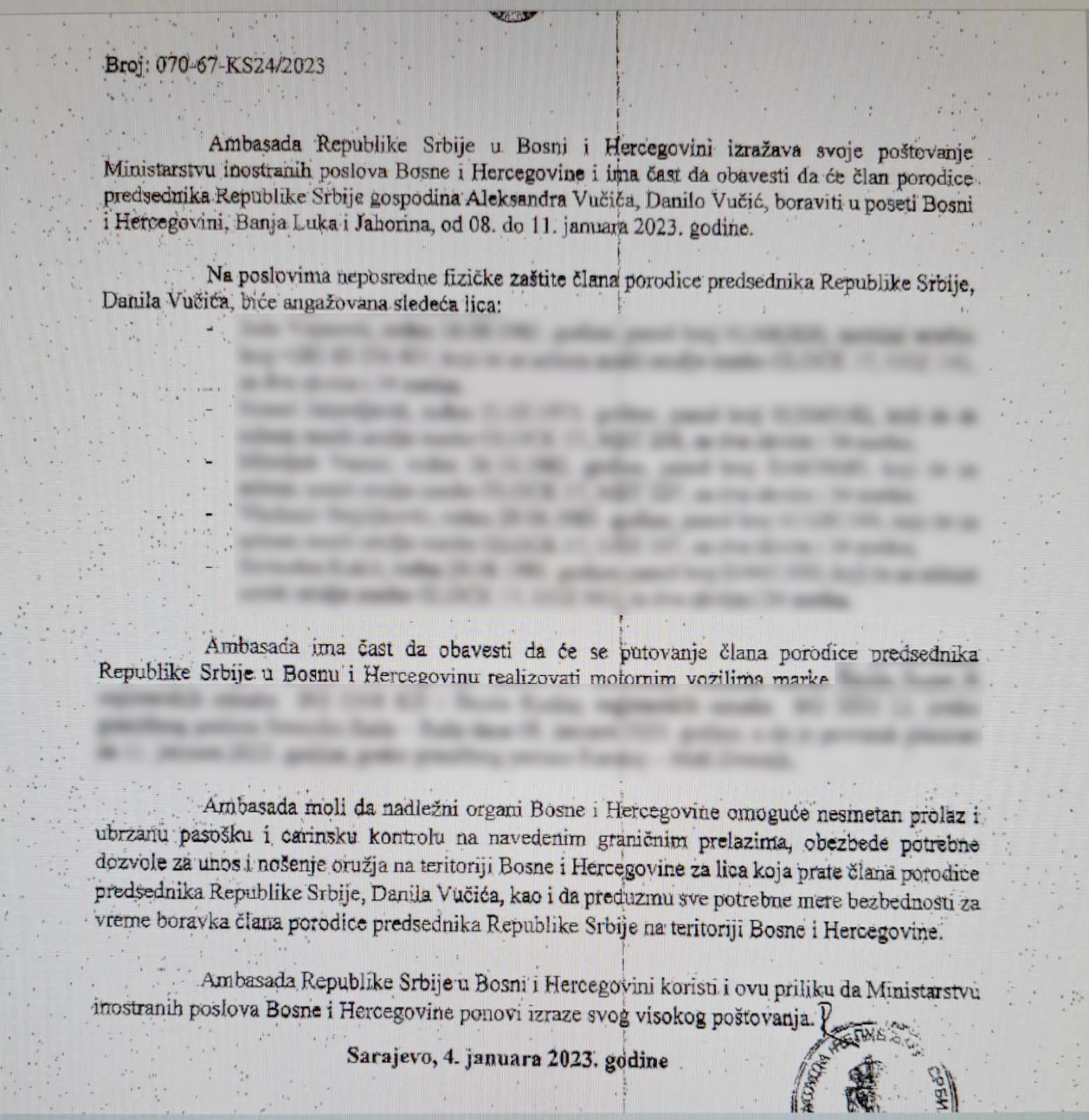 Ambasada Srbije u BiH službeno najavila posetu predsednikovog sina: Povodom Vučićeve tvrdnje da je odlazak u RS bila Danilova želja 2