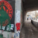 Ponovo prefarban mural posvećen ruskoj paravojnoj formaciji "Vagner" ispod Brankovog mosta 2