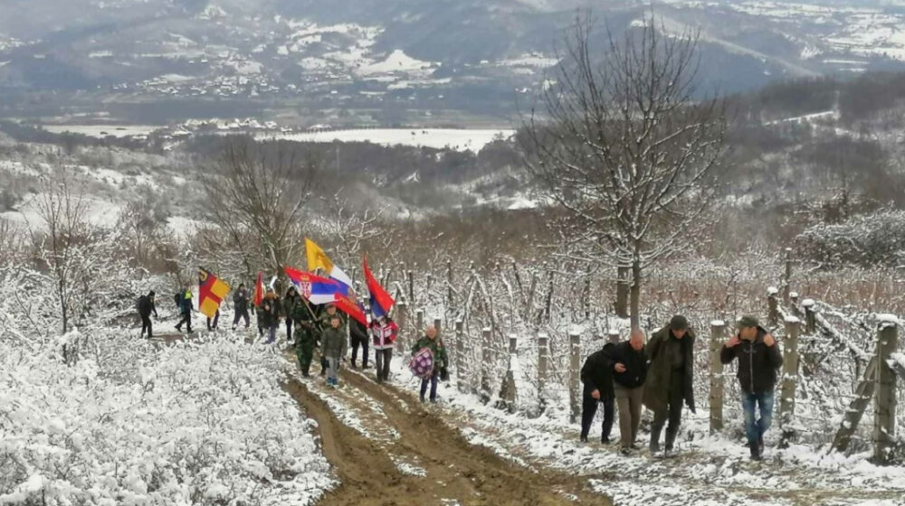 Maršom do Osatice odata počast palim ratnicima tokom oslobođenja Vranja 1