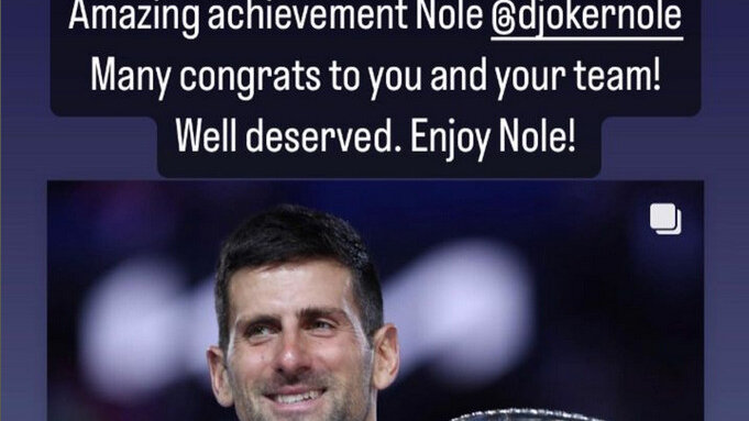Nadal čestitao Đokoviću dan nakon osvajanja Australijan opena: "Neverovatan uspeh" 1
