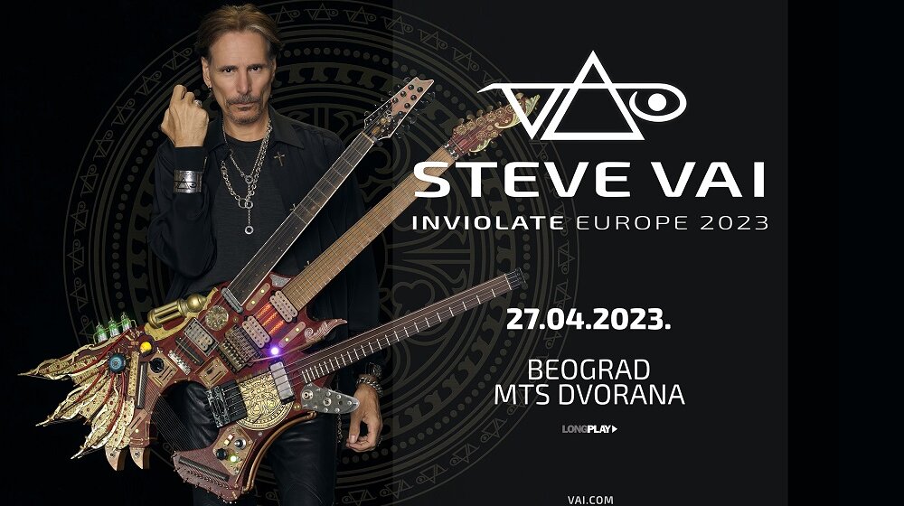Gitarski heroj Stiv Vaj 27. aprila u MTS dvorani 1