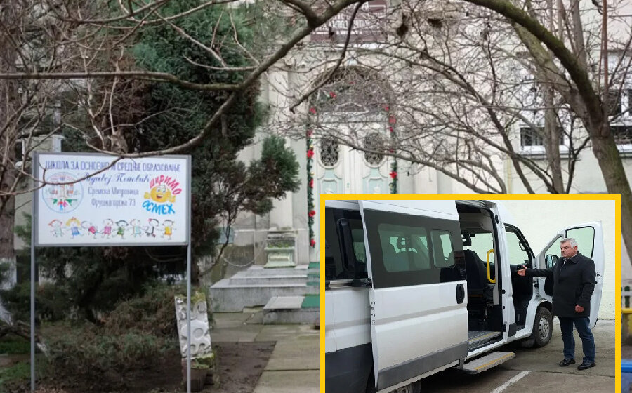 Sremska Mitrovica donirala kombi školi „Radivoj Popović” 1