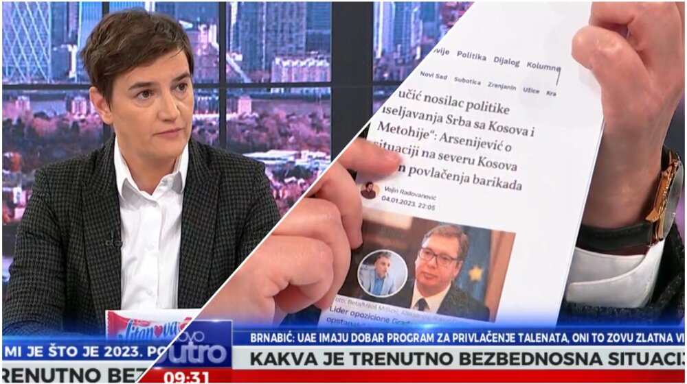 “Danilo je, jadan, kolateralna šteta”: Premijerka Brnabić optužila Danas i druge “tajkunske medije” za fašizam 1