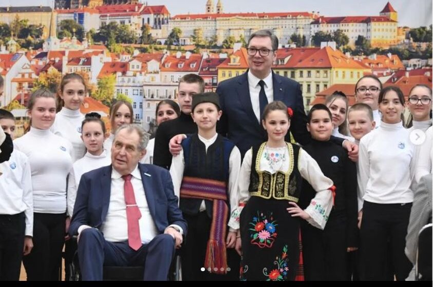 Zeman i Vučić otvorili Češku kuću u Beogradu: Dom kulturne saradnje 1