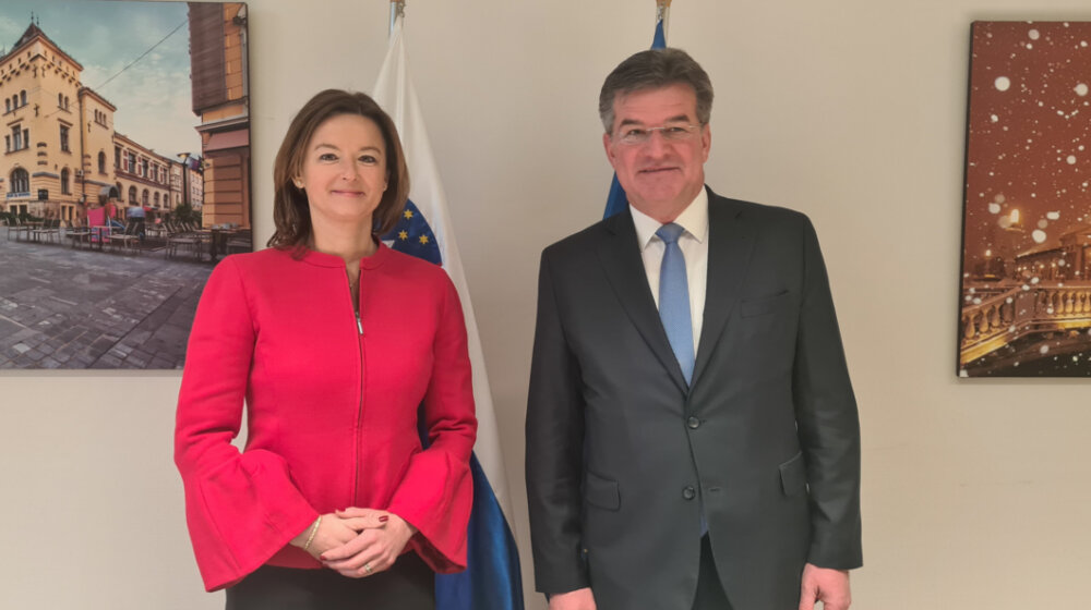 Lajčak i Tanja Fajon se međusobno informisali o nedavnim putovanjima na Zapadni Balkan 1