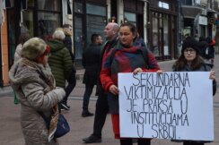 Još jedan protest Centra za devojke povodom postupanja institucija u slučaju prijavljenog silovanja u Nišu 5