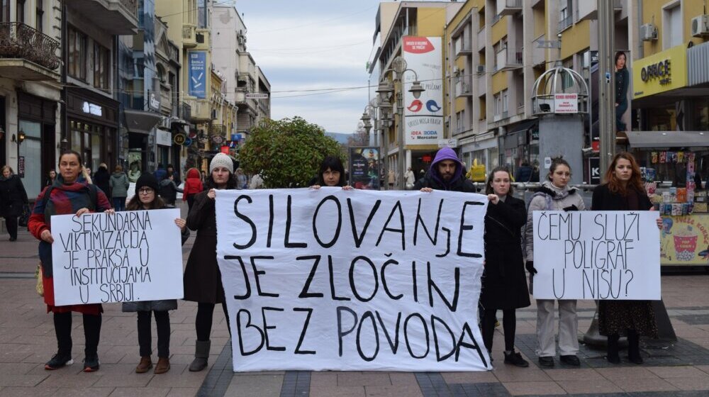Još jedan protest Centra za devojke povodom postupanja institucija u slučaju prijavljenog silovanja u Nišu 1