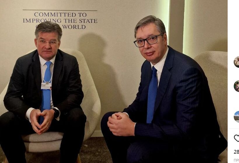 Vučić sa Lajčakom u Davosu nastavlja razgovore o Kosovu 1