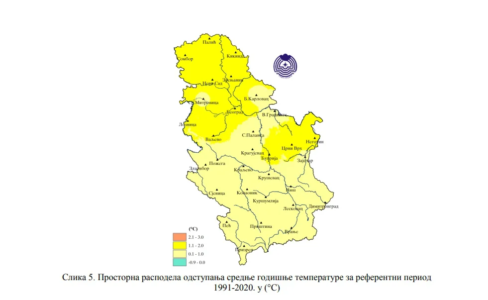 RHMZ: 2022. je bila druga najtoplija godina u istoriji merenja u Srbiji 2 RHMZ: 2022. je bila druga najtoplija godina u istoriji merenja u Srbiji 1