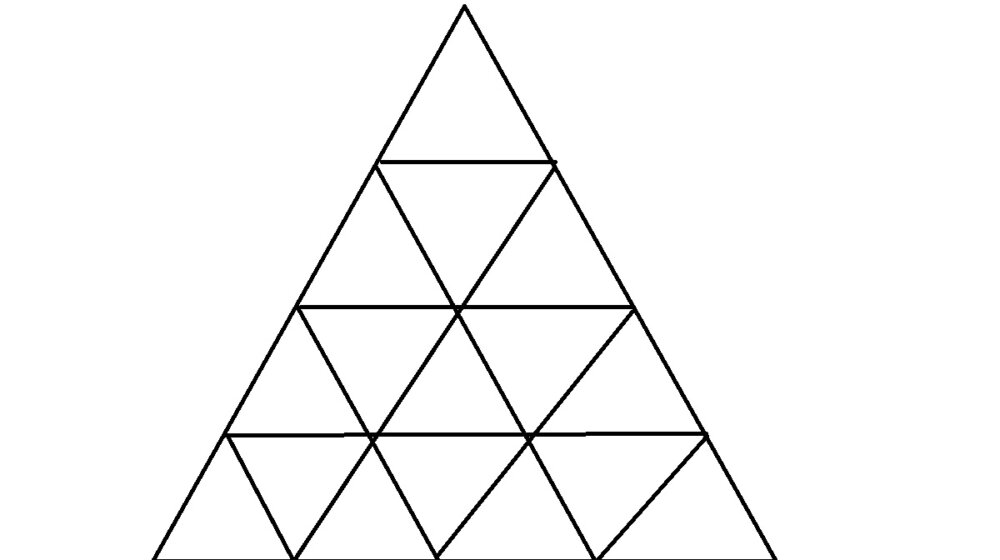 Deluje lako, ali pravo rešenje daju samo ljudi sa visokim IQ: Koliko trouglova vidite? 1
