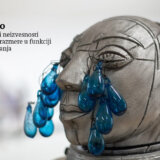 Istoričarka umetnosti Jasmina Čubrilo drži predavanje u okviru izložbe "Nepouzdani pripovedač" Mrđana Bajića 4