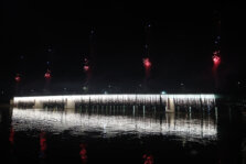 Fireworks from Belgrade Tower as part of New Year's Eve in Belgrade on the water.Vatromet sa Kule Beograd u sklopu doceka Nove godine u Beogradu na vodi. Dočekana Nova godina u prestonici velikim vatrometom sa Kule Beograd (FOTO) 4