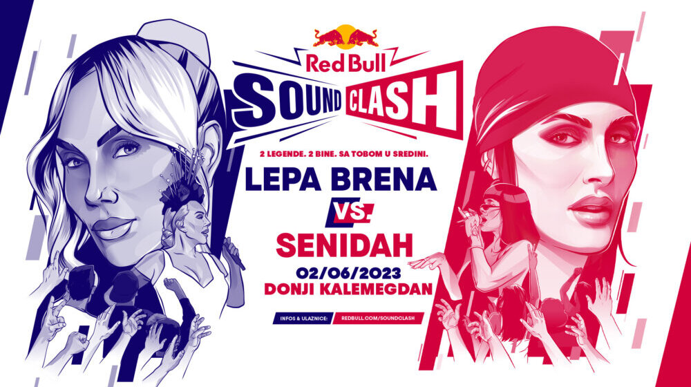 Lepa Brena i Senidah u muzičkom okršaju veka: Red Bull SoundClash 2. juna na Donjem Kalemegdanu 1
