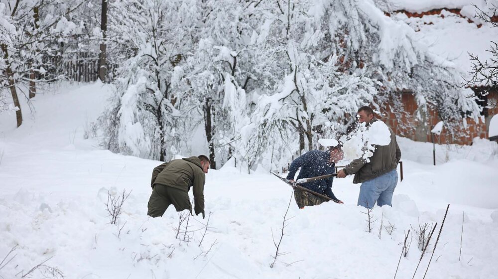 Gde će sutra biti pola metra snega: Vreme kao usred zime 1
