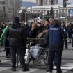 Obeležavanje 151. godišnjice rođenja Goce Delčeva u Skoplju, policija obezbeđuje skup 17