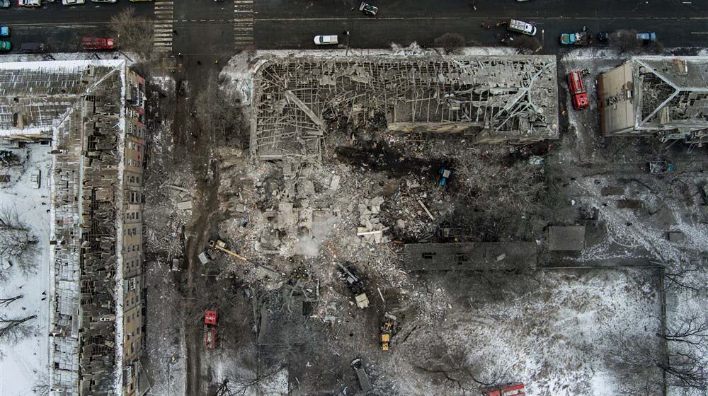 Ukrajinci objavili snimak udara drona u ruski raketni sistem 1