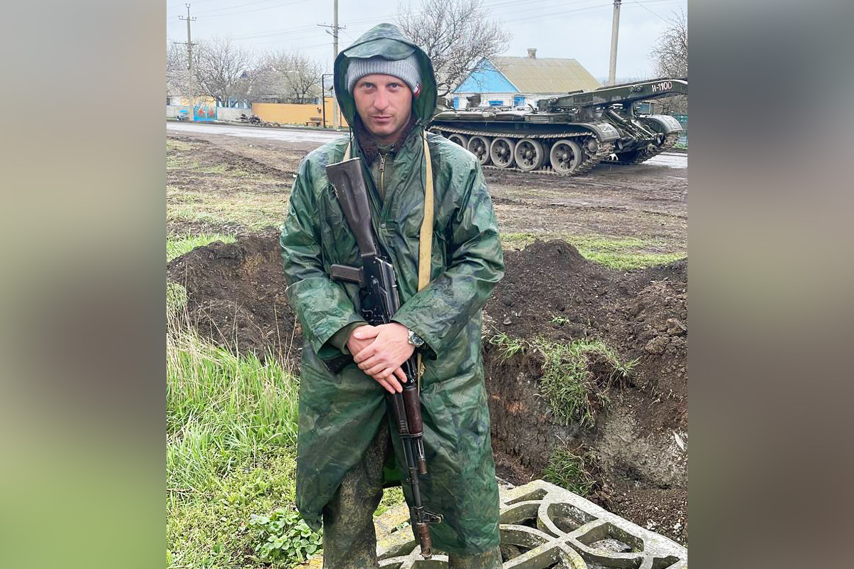 Konstantin Jefremov u Ukrajini, mart 2022.