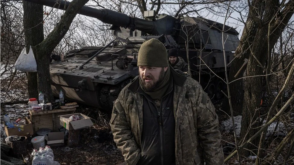 Ukrajinski vojnici u okolini Bahmuta, u regionu Donjecka, 5. februar 2023.