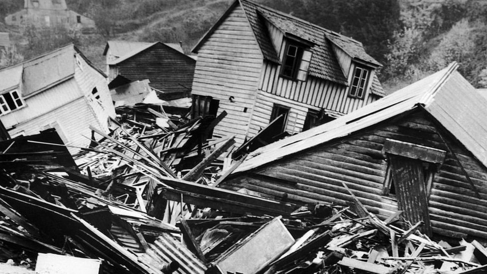 Zemljotresi u Turskoj i Siriji: Šta je rased, gde može da se nađe i kakve veze ima sa potresima 9 Houses destroyed in Valdivia, Chile 1960
