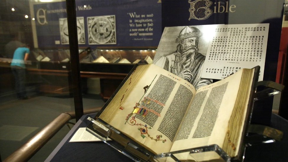 Od 150 do 180 Biblija koje je Gutenberg prvobitno odštampao, danas je ostalo sačuvano svega 48