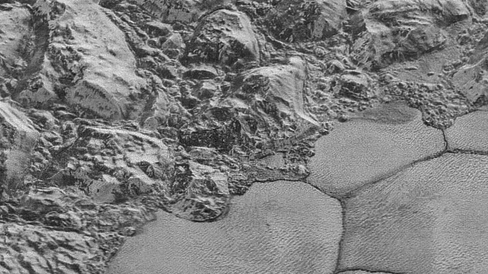 Icy dunes on Pluto's surface