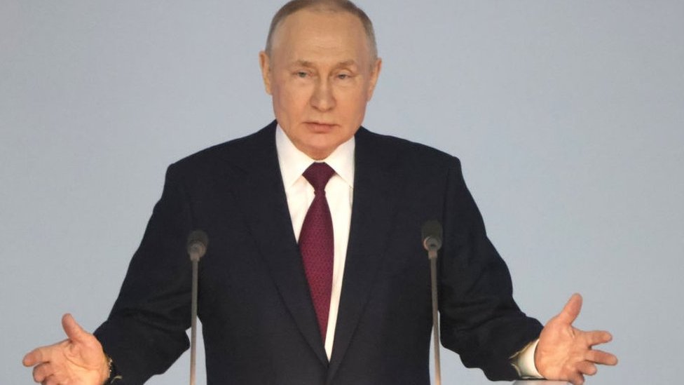 President Putin during national address