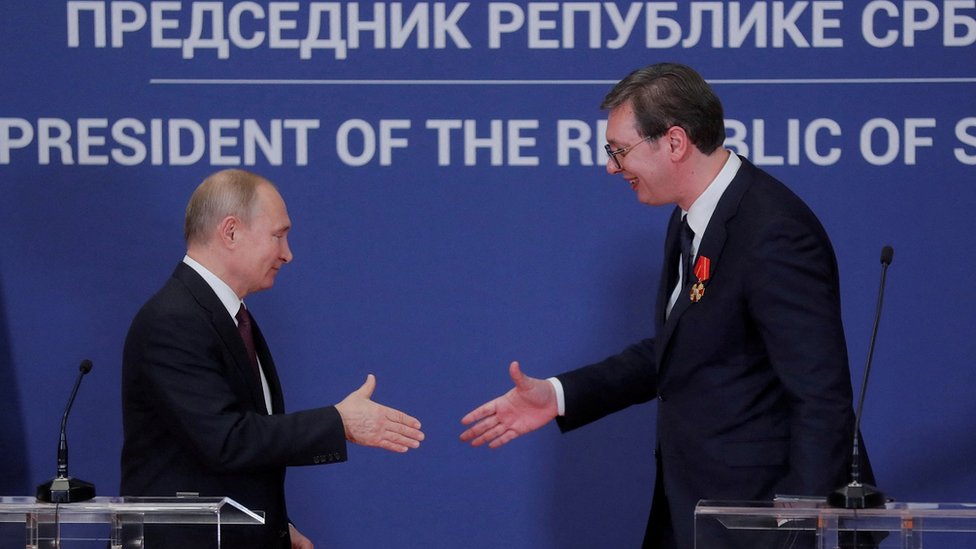 Rusija i Ukrajina: Šta se u Srbiji promenilo u prethodnih 12 meseci 3 Putin i Vučić