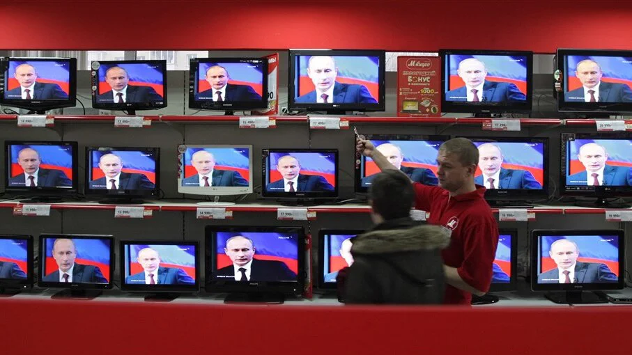 Putin ruska TV propaganda