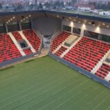 Pogled iz vazduha na Gradski stadion u Leskovcu 13