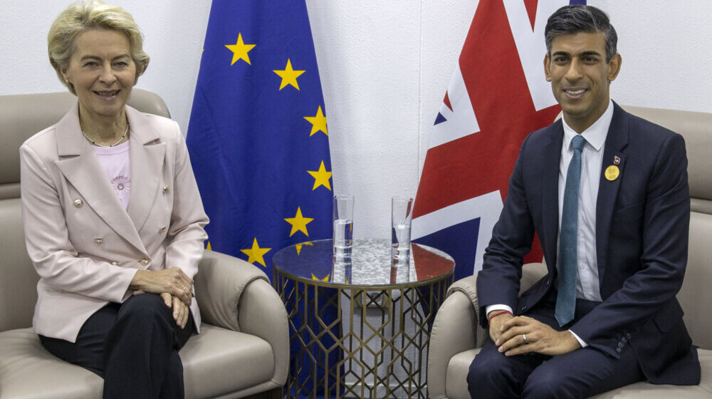 U Londonu sutra sastanak predsednice Evropske komisije i britanskog premijera 1