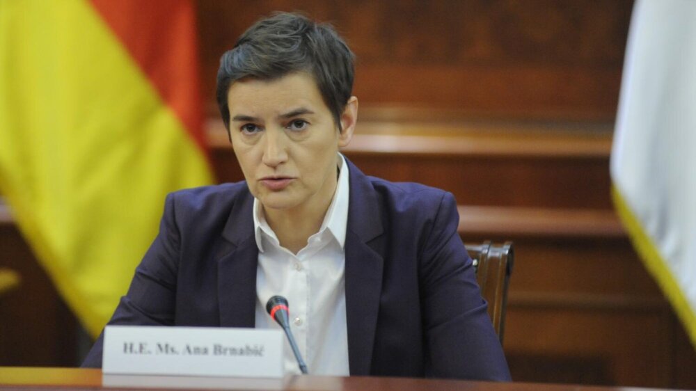 Ana Brnabic äußerte sich nicht zu dem Brief von Meloni, Macron und Zolak sowie Vucic, der an Politica geschickt wurde.