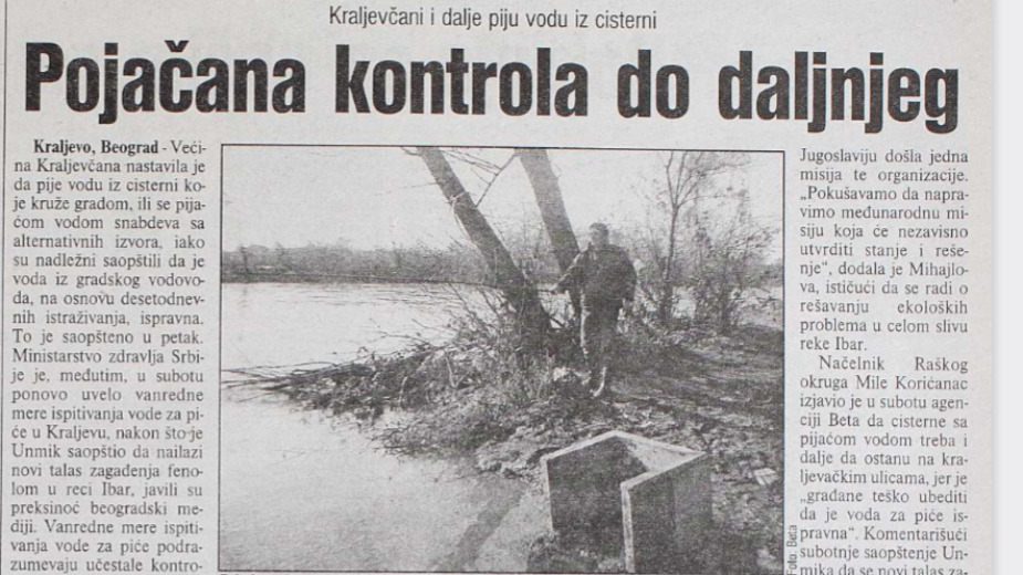 Zagađenje fenolom i olovom u Ibru poteklo sa Kosova: Muke Kraljevčana sa vodom stare decenijama 15