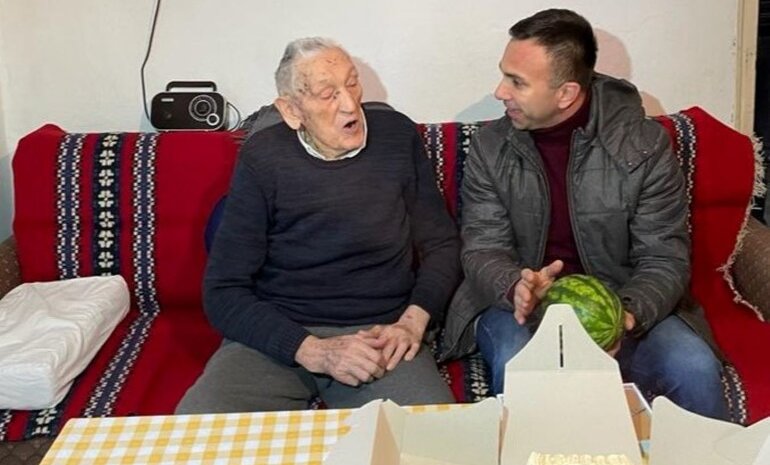Jordan Jevtović iz Krčmara kod Mionice proslavio 103. rođendan 1