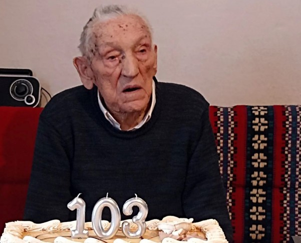 Jordan Jevtović iz Krčmara kod Mionice proslavio 103. rođendan 2