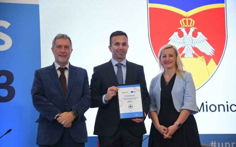 Priznanje Mionici za unapređenje eUprave 1