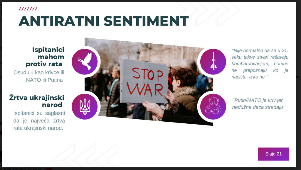 "Proruski narativ se povlači, sve ima više kritike": Kako izveštavaju mediji u Srbiji o ratu u Ukrajini? 5 "Proruski narativ se povlači, sve ima više kritike": Kako izveštavaju mediji u Srbiji o ratu u Ukrajini? 5