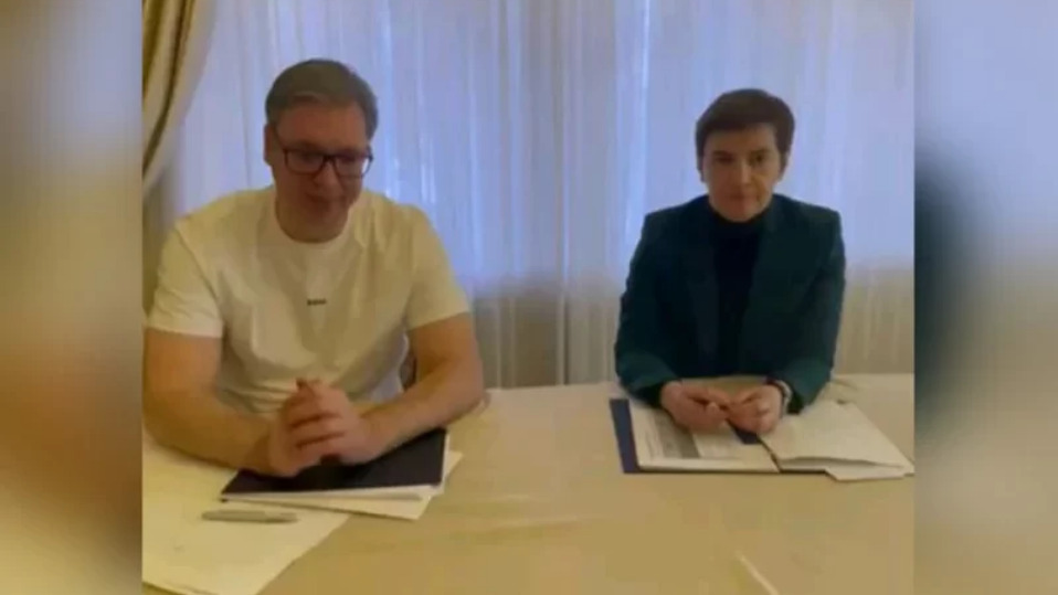 "Neće biti kapitulacije, neće biti povratka u devedesete": Vučić u društvu Brnabić na Instagramu pred polazak u Brisel 1