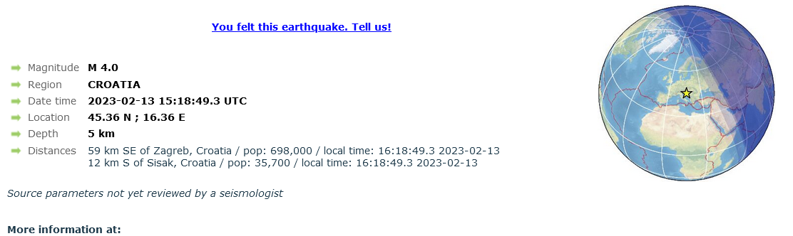 Nakon Rumunije, zemljotres pogodio i Hrvatsku 2