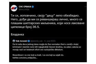 Kakav rečnik koristi na Tviteru Vladanka Malović, šefica informativne službe SNS 2