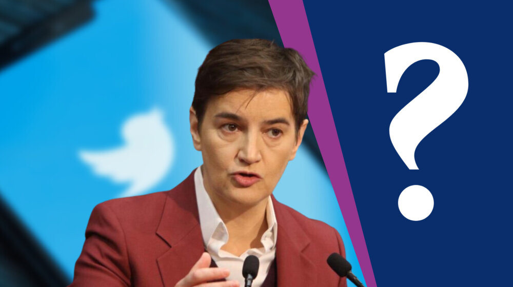 "Ana Brnabić postala veći Vučić od Vučića": Da li je primeren rečnik premijerke u komunikaciji na Tviteru? 1