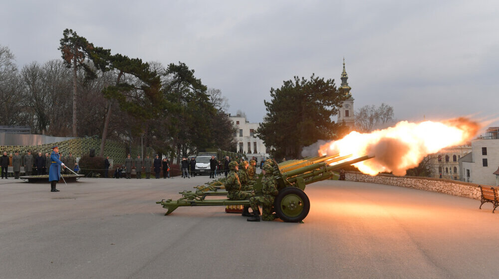 Na Kalemegdanu počasna artiljerijska paljba povodom Dana državnosti Srbije 1