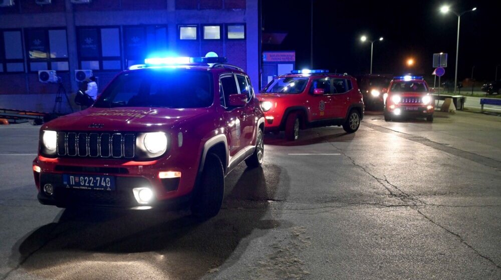 vatrogasci spasioci iz beograda idu za trursku