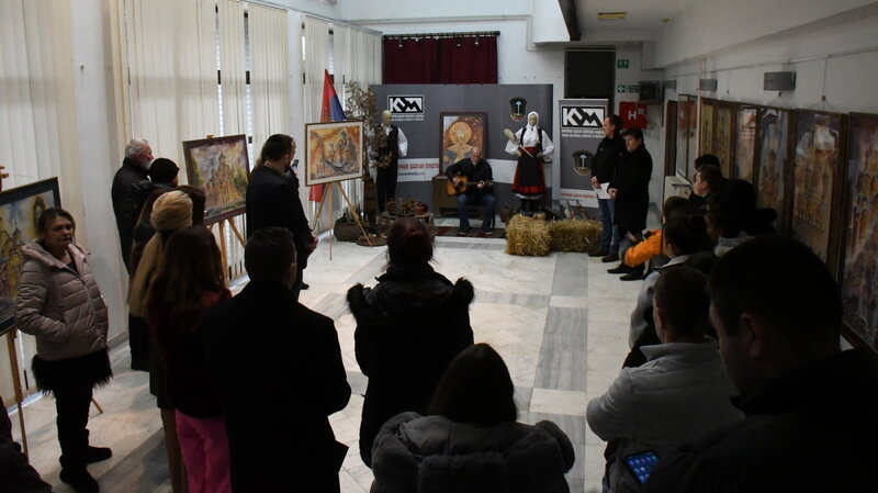 U Medveđi otvorena izložba slika posvećena Gračanici 2