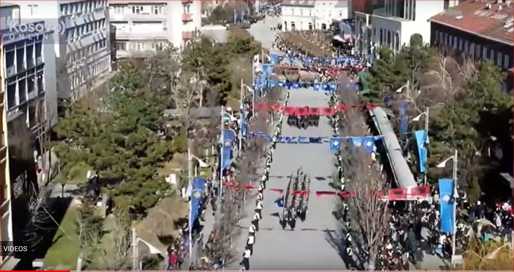 Parada u Prištini povodom obeležavanja 17. februara i 15 godina od proglašenja nezavisnosti 2
